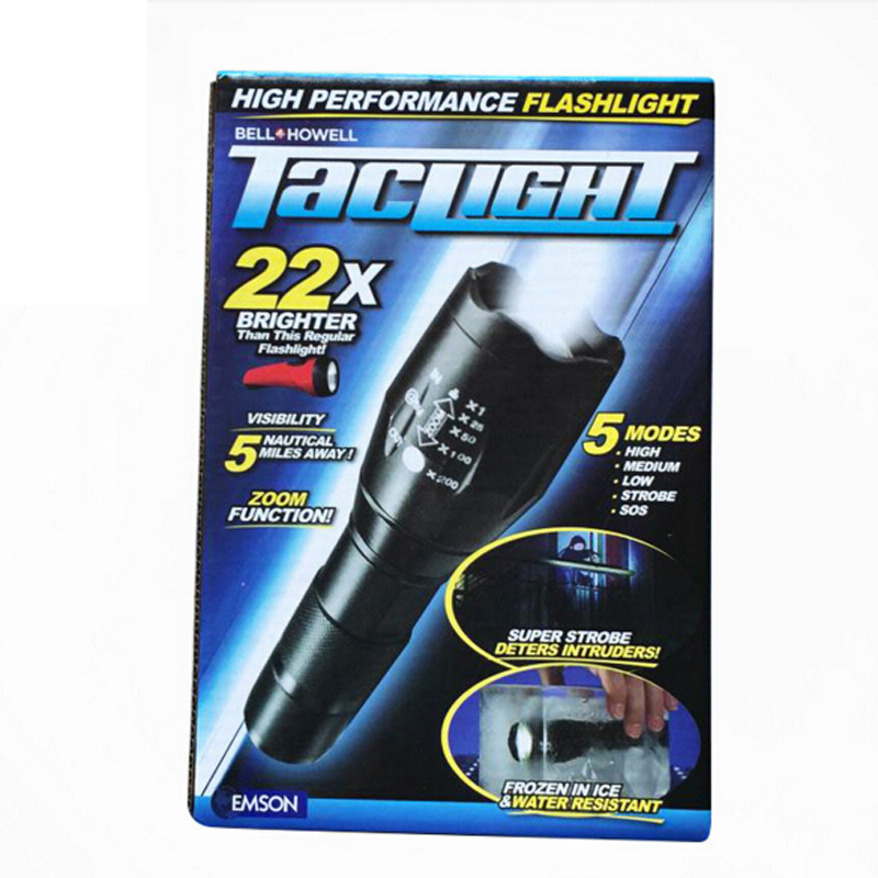 Bell + Howell Taclight HighPowered Tactical Flashlight As Seen On TV
