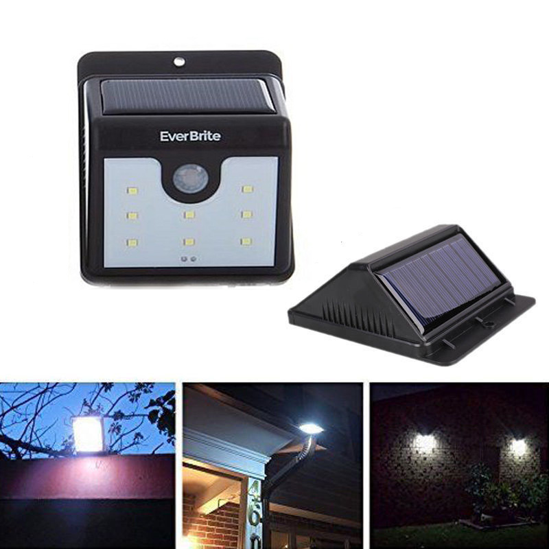 Everbrite Solar Powered & Wireless Ever Brite 8 Led Outdoor Light AS ON