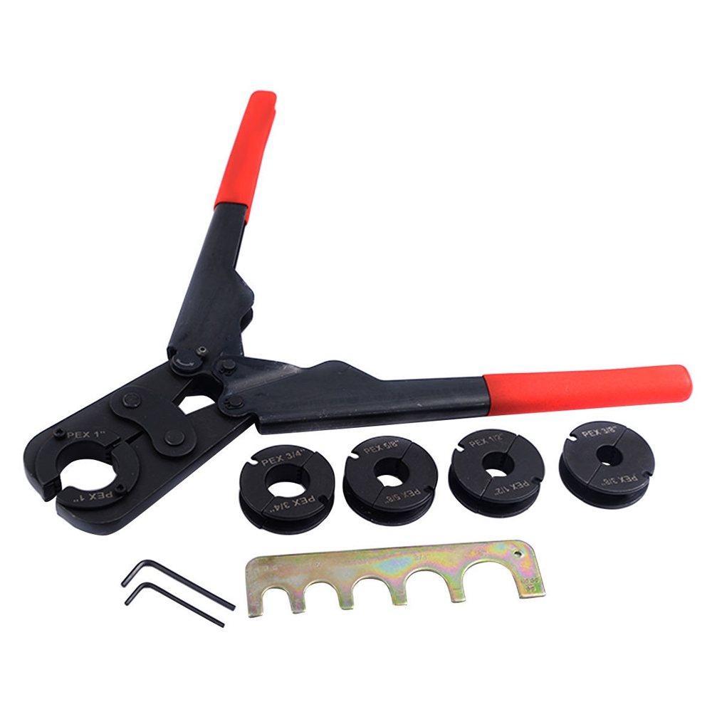 5x Pex Crimper Kit Copper Ring Crimping Plumbing Tool 3/8" 1/2" 5/8" 3/