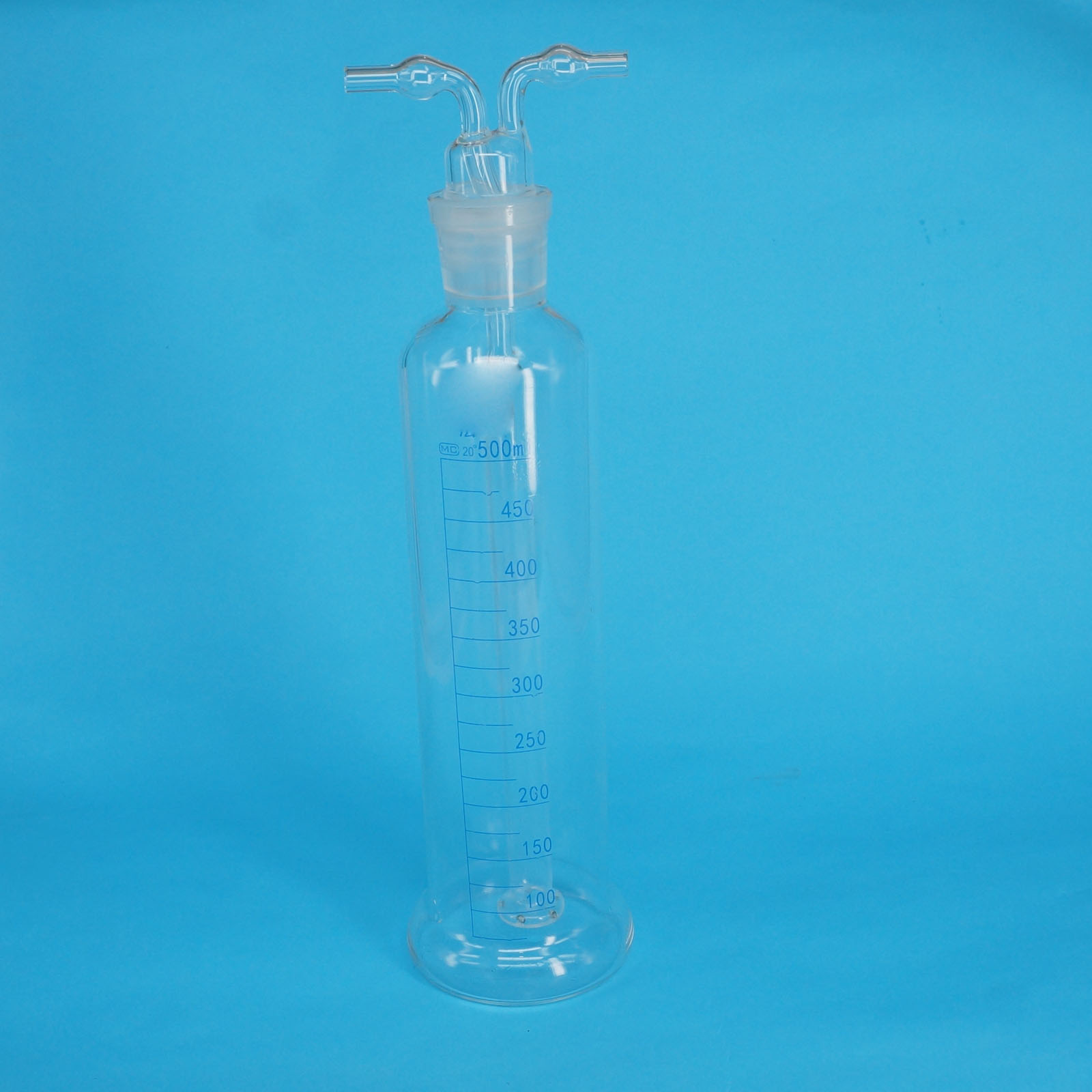 250/500ml Monteggia Gas Washing Bottle Glass Porous Lab Chemistry
