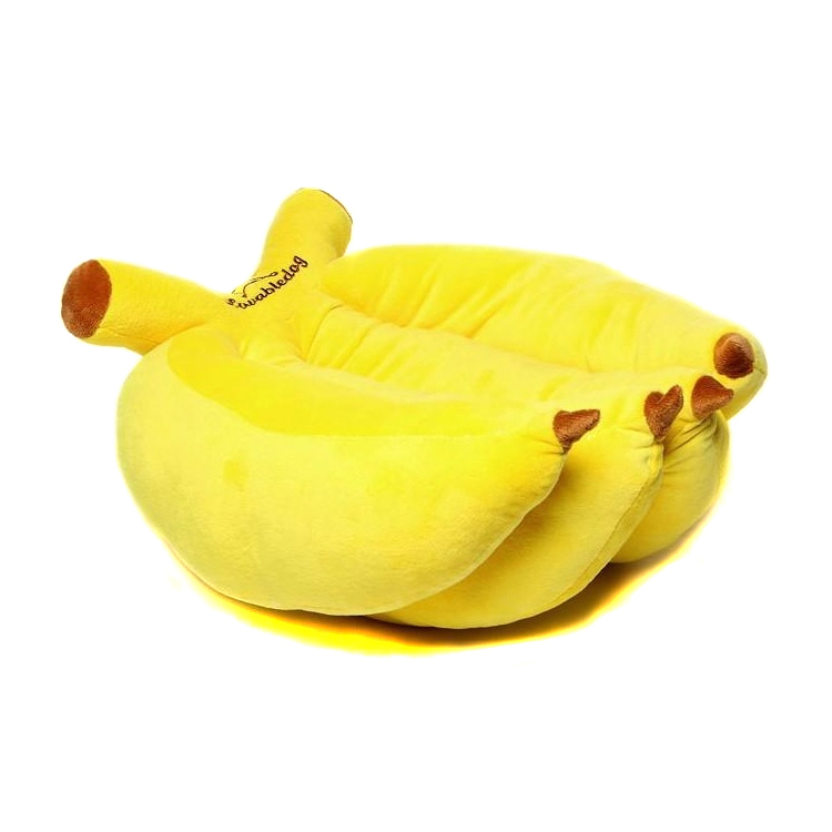 Brand New Lovabledog 2 color Soft Cozy Cute Banana Dog Pet Bed Diameter