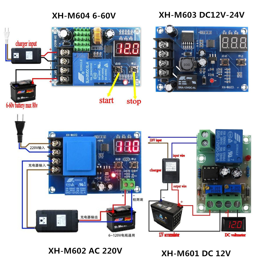 4 XHM Series Battery Charging Control Board Charger Power Supply