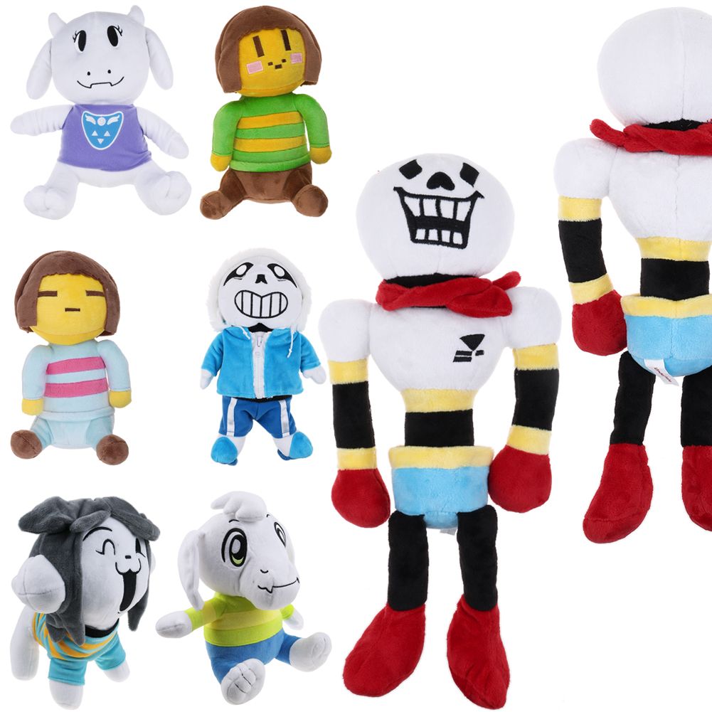 Latest Undertale Sans Plush Dolls Figure Papyrus Toriel Stuffed Plushie Kids Toy | eBay