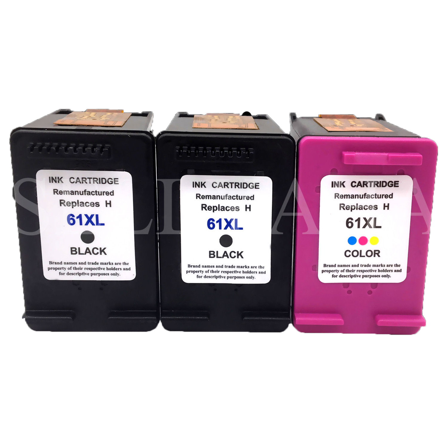 3 Pack Ink Cartridge For HP 61XL CH563W CH564W Deskjet 2050 2510 2540
