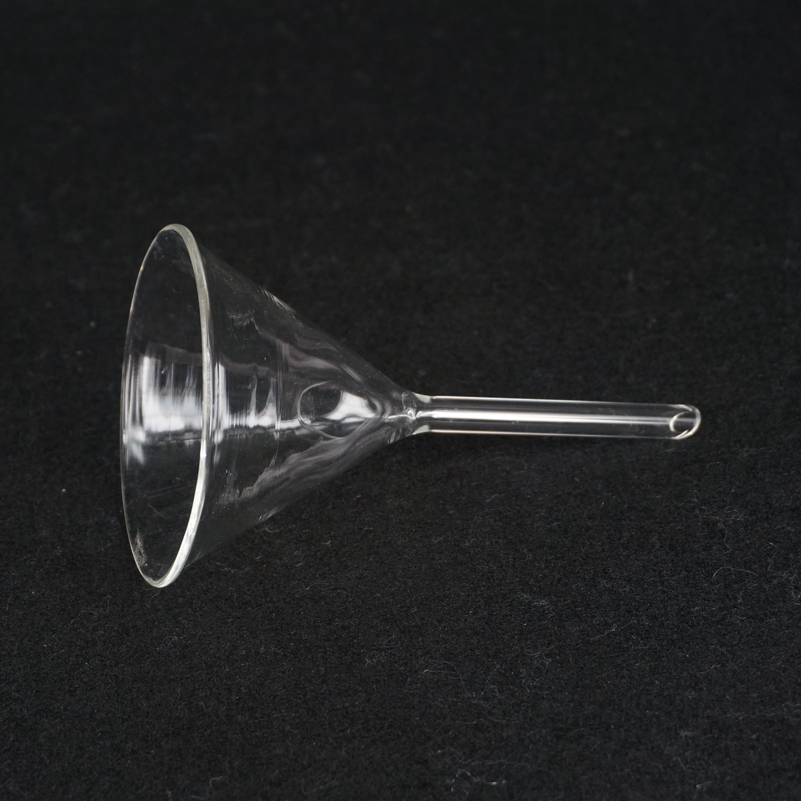 40120mm Miniature Lab Glass Funnel Borosilicate Glassware Triangle