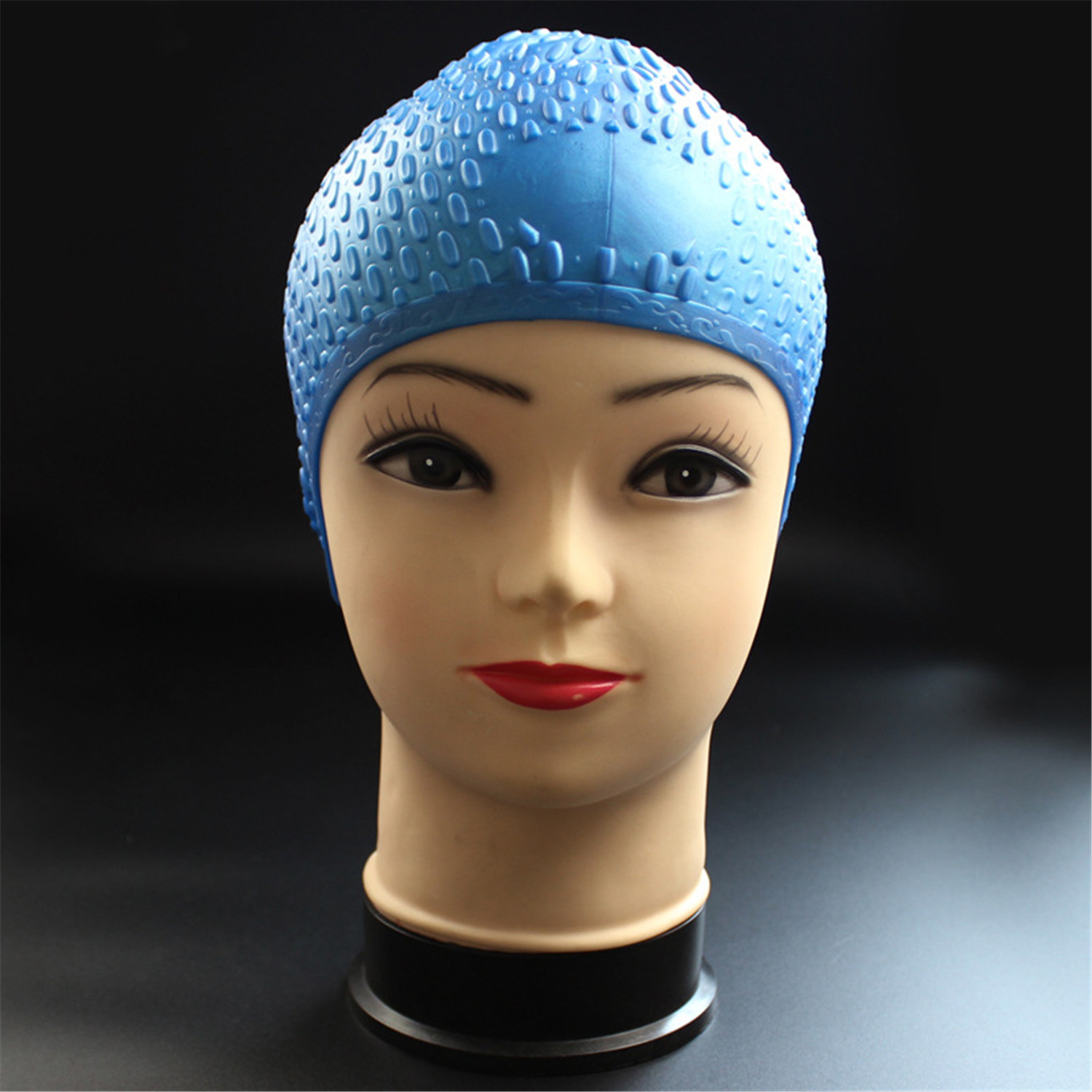 Swimming Cap Protect Ears Long Hair Sports Swim Caps Hat For Men Women