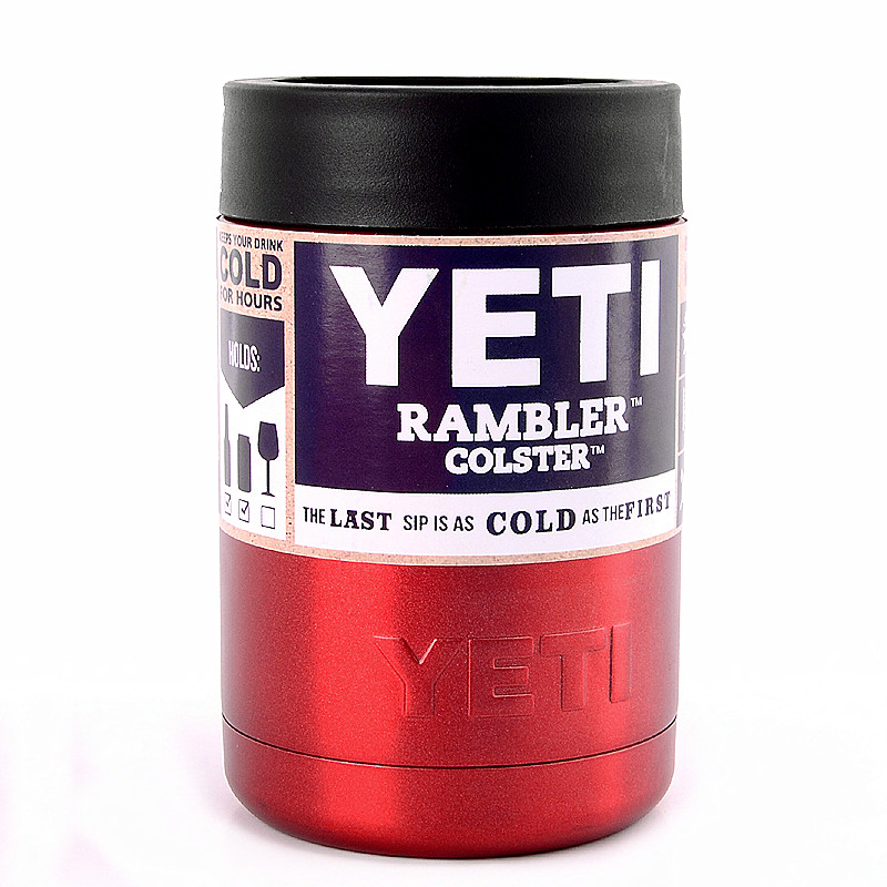 Yeti Rambler Colster 12oz Can & Bottle Koozie Insulated Stainless Steel