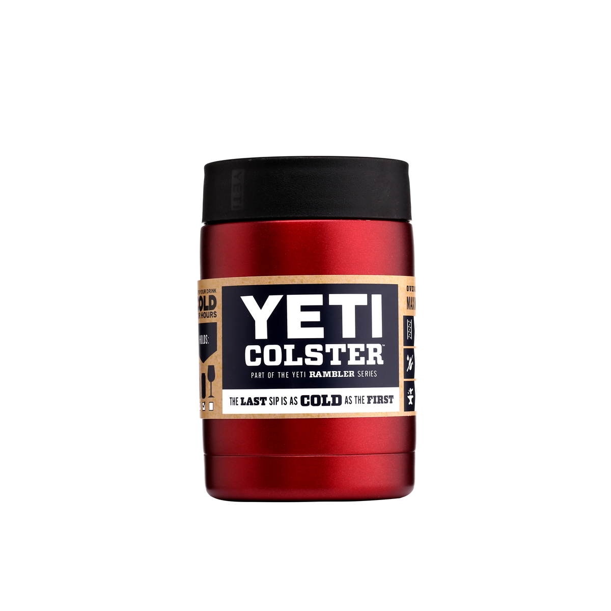 Yeti Rambler Colster 12oz Can & Bottle Koozie Insulated Stainless Steel