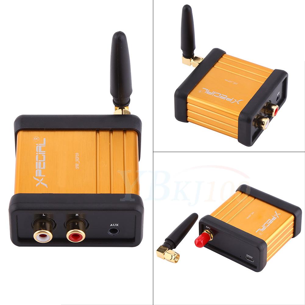 Mini HiFi Bluetooth 4.2 Audio Receiver Stereo Adapter RCA Amplifier