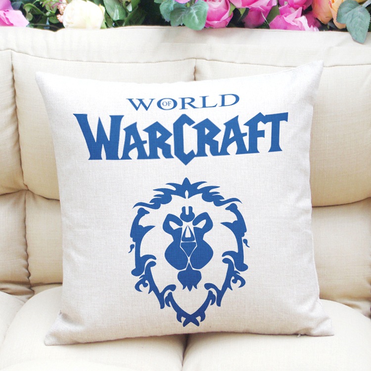 WORLD OF WARCRAFT Pattern home decor Throw Pillow Case Cushion Zippered Cover eBay