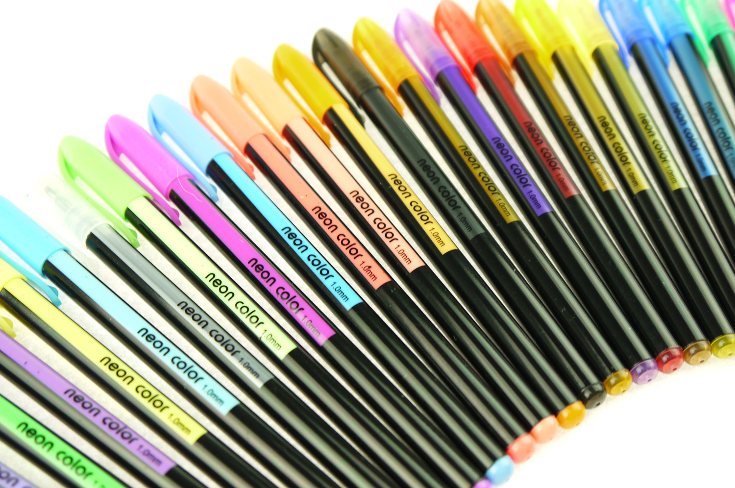 48 Art Assorted Colors Gel Pens 1mm Colorful Fine Liner Sketch Drawing
