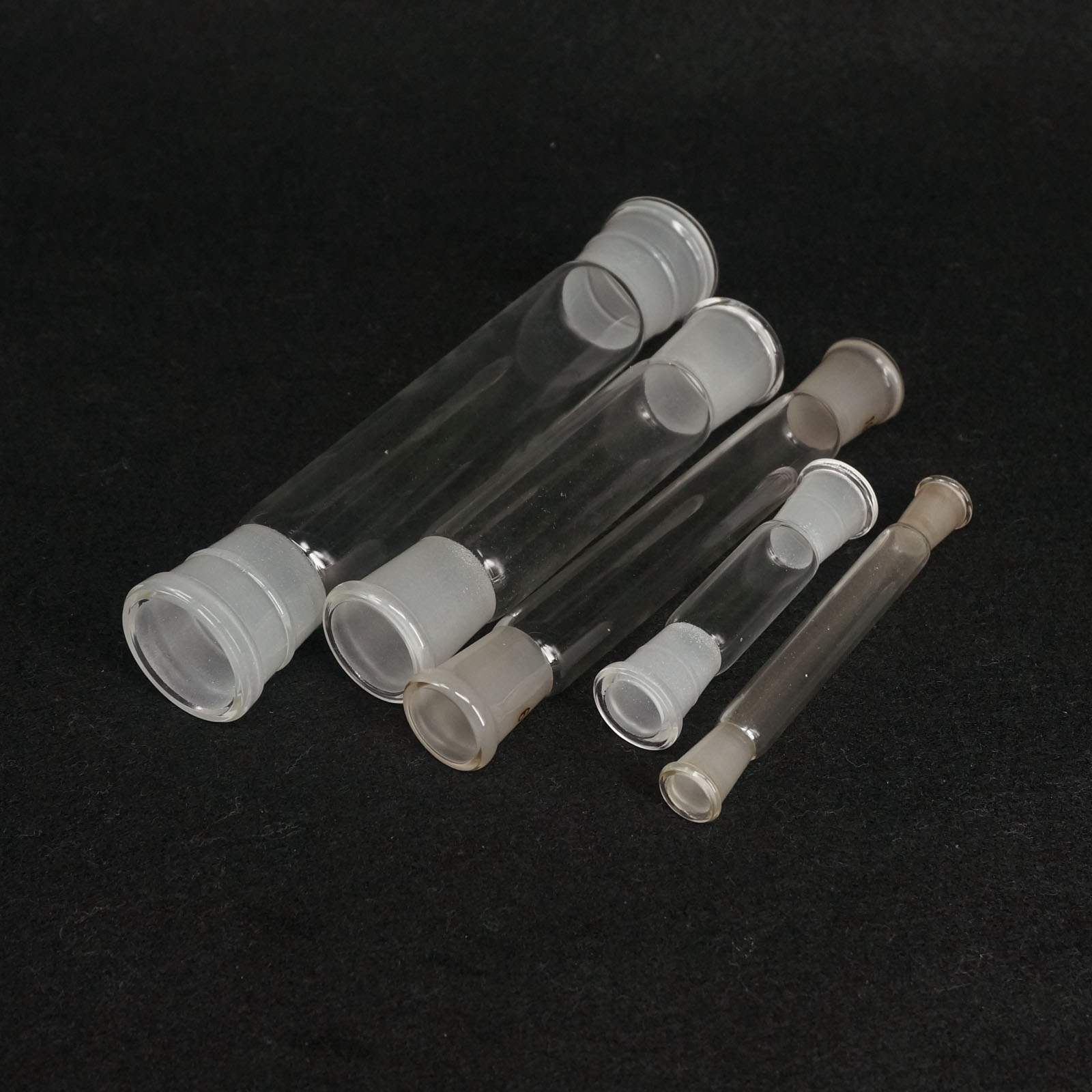 Multiple Both Ground Joint Glass Straight Connecting Adapter Tube Lab