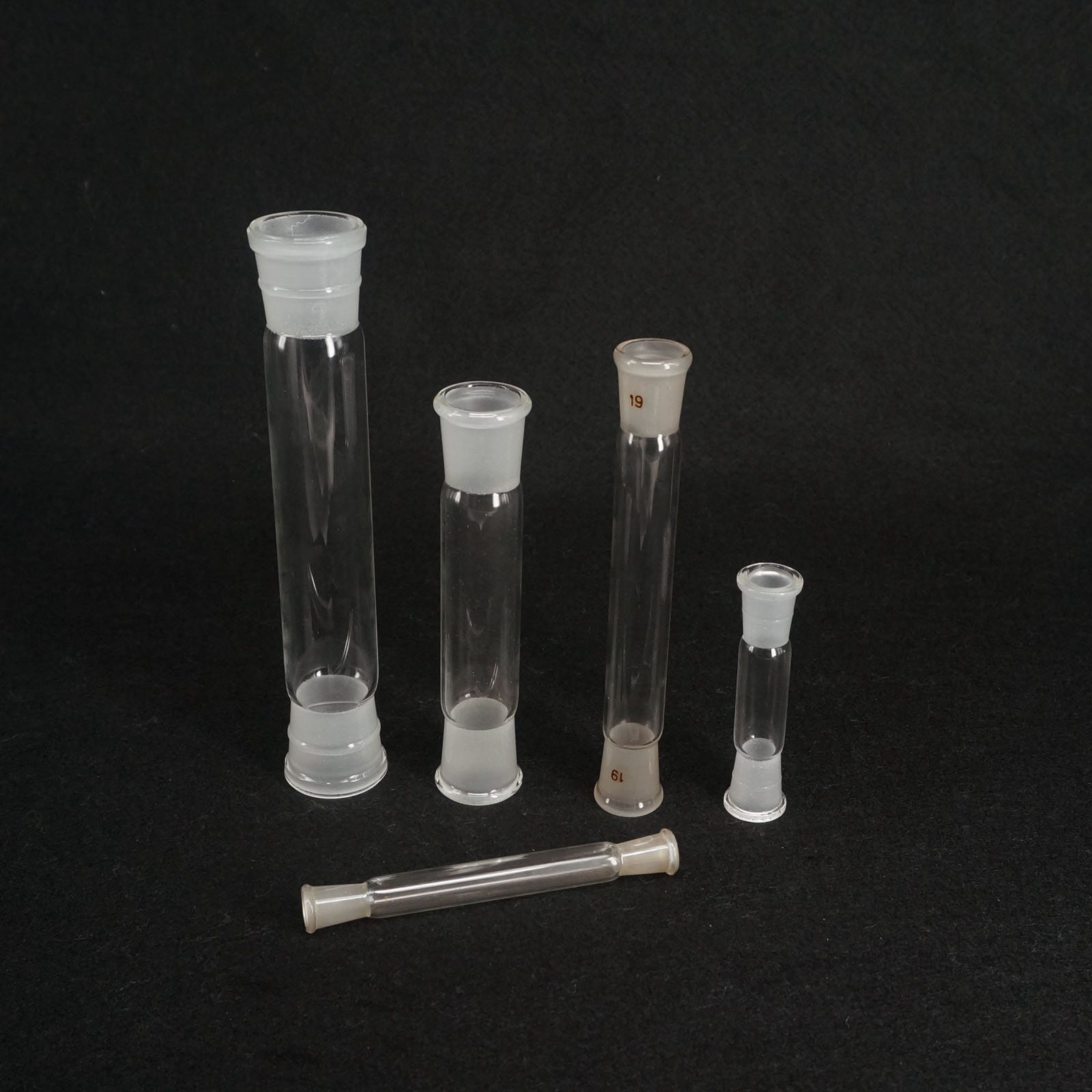 Multiple Both Ground Joint Glass Straight Connecting Adapter Tube Lab
