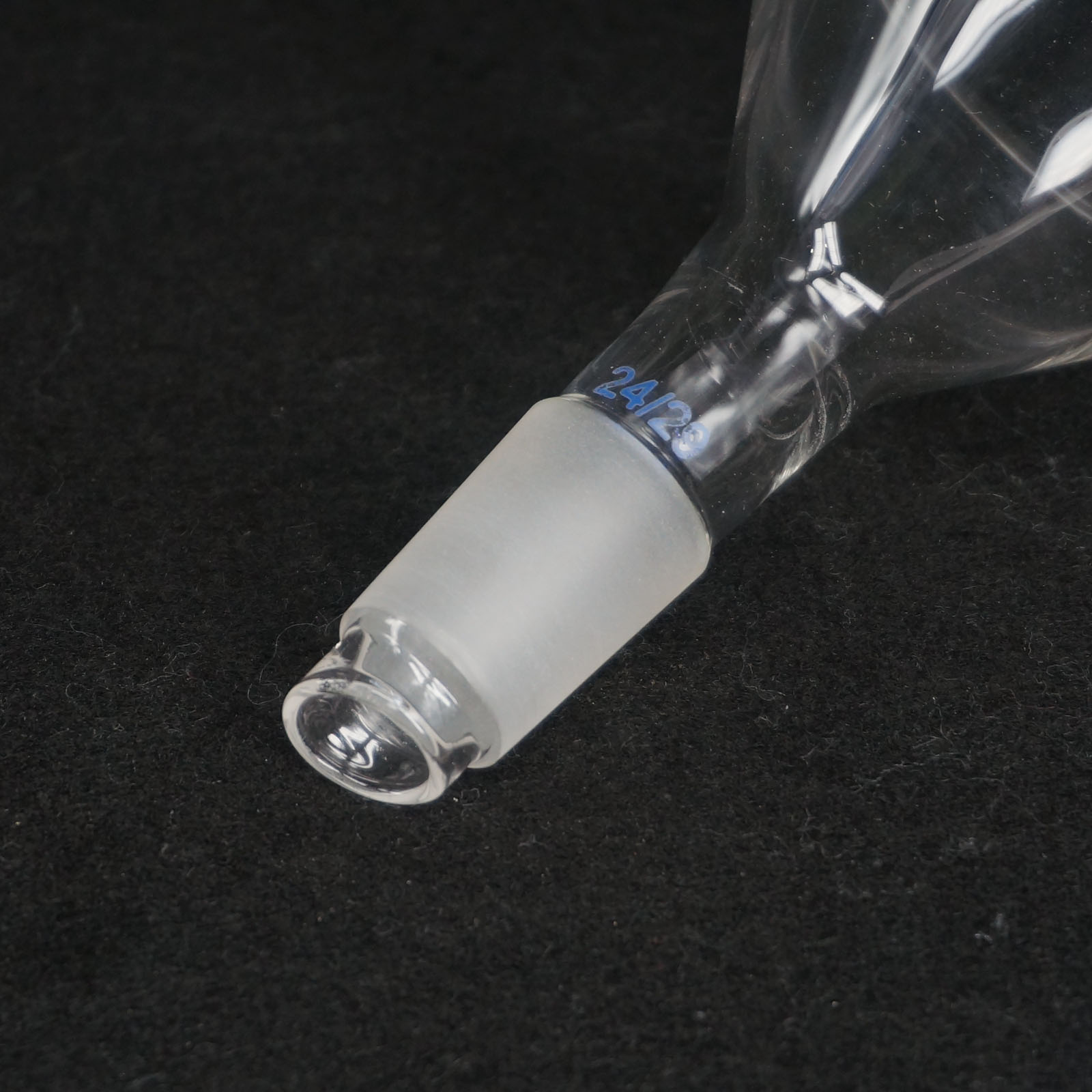 60100mm Diam 19/24/29 Ground Joint Glass Conical Funnel Lab Chem