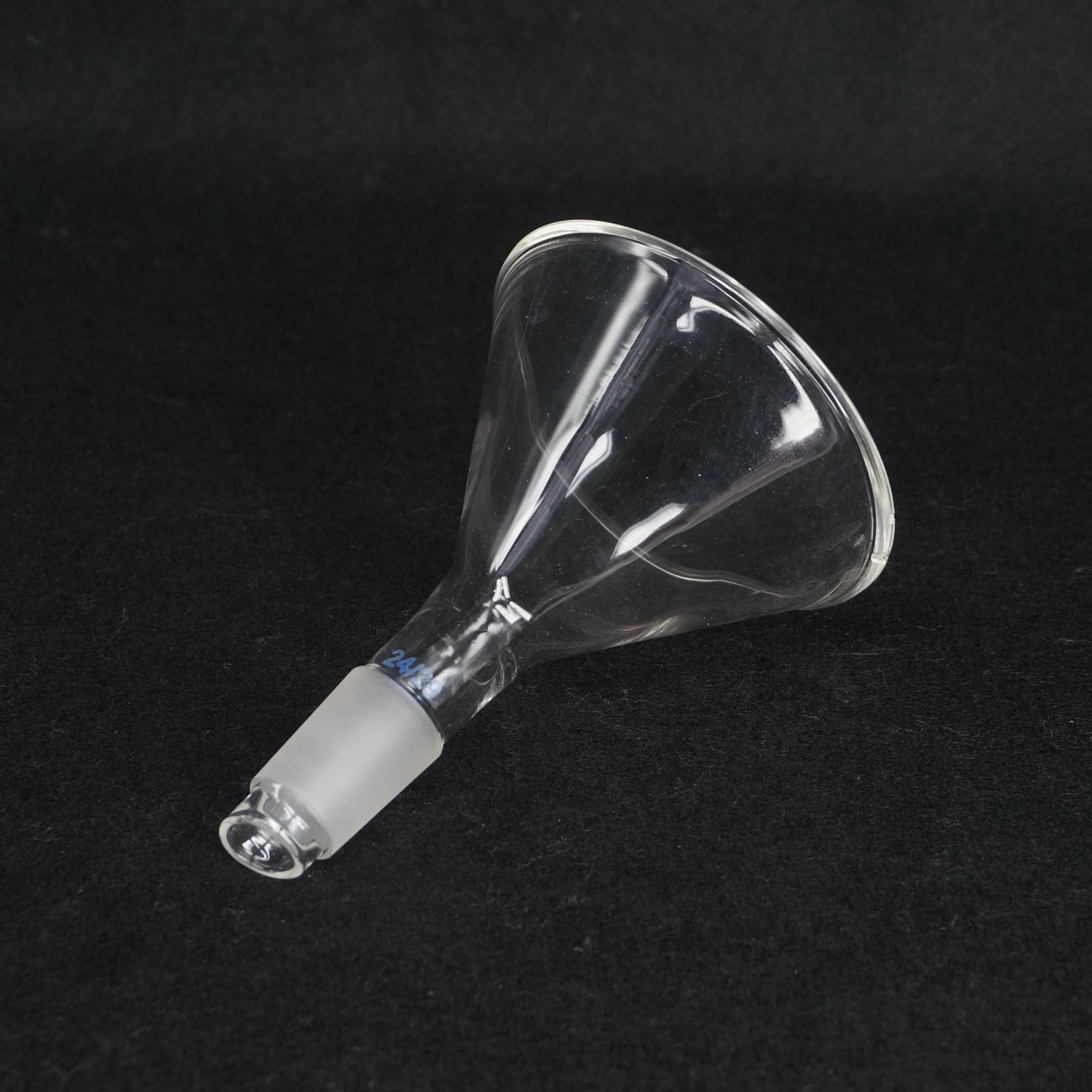 60100mm Diam 19/24/29 Ground Joint Glass Conical Funnel Lab Chem