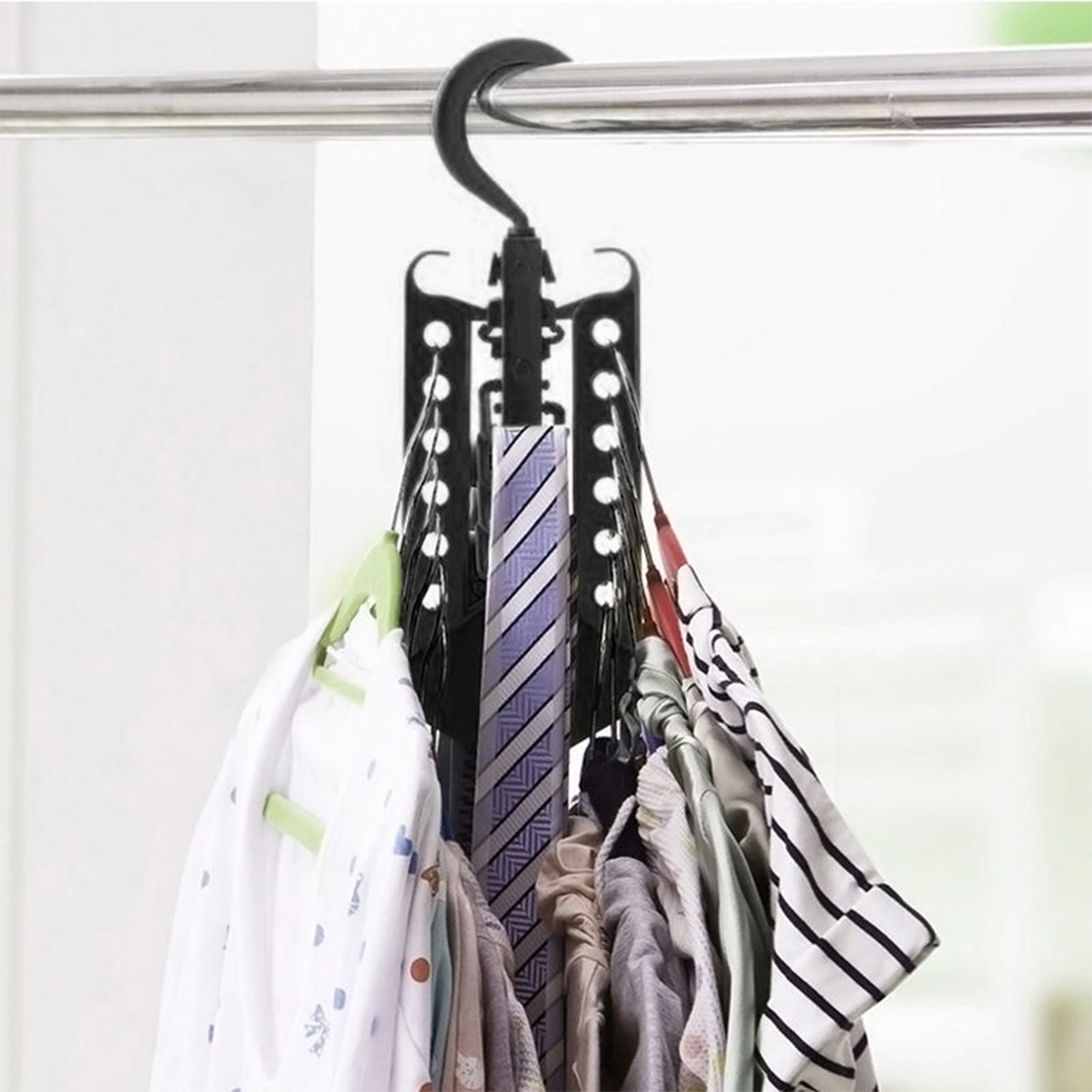 magic clothes multi hanger space saving folding hook rack magic clothes multi hanger space saving folding hook rack