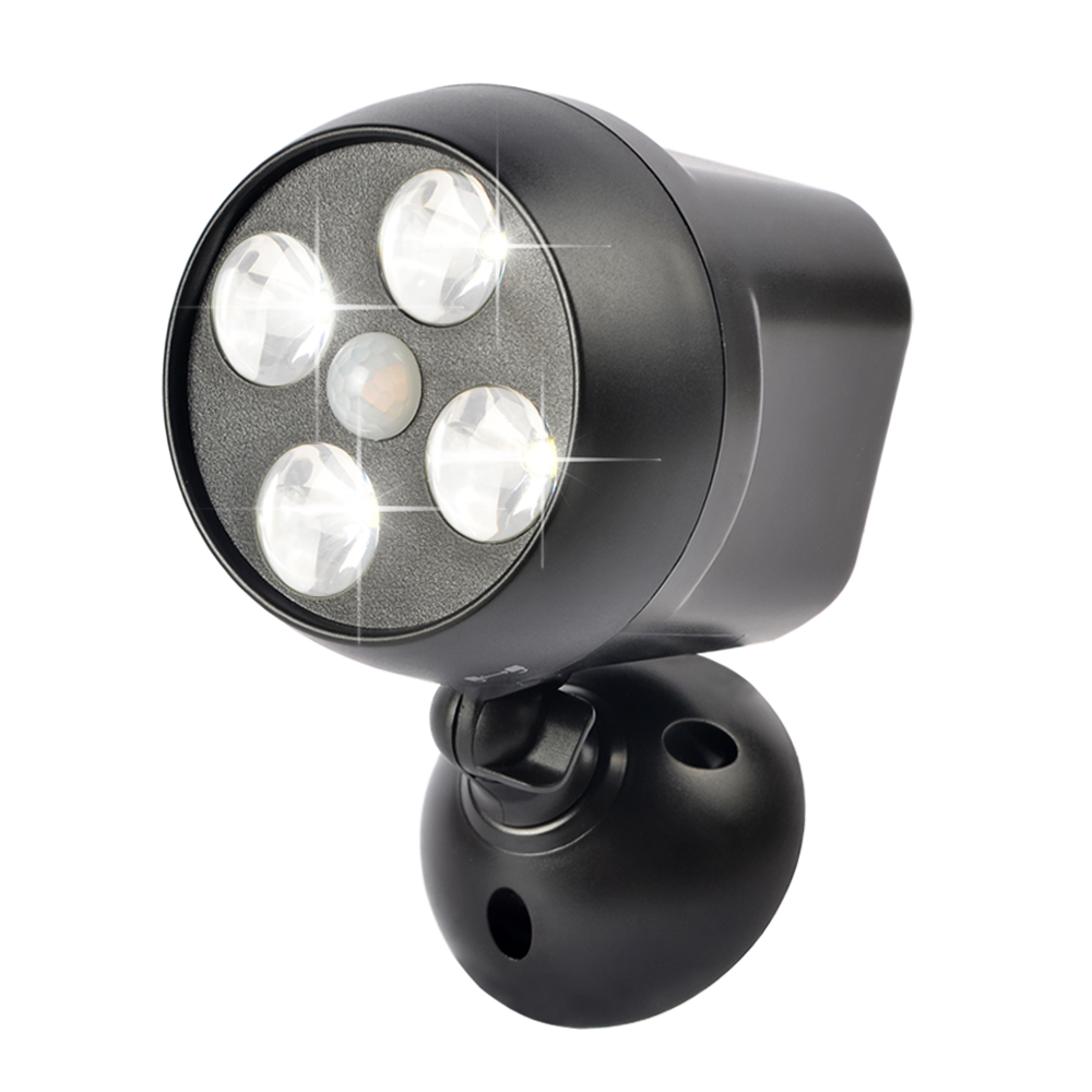 UNIFUN 8W 600Lumen Weatherproof Wireless Remote Control Motion Sensor