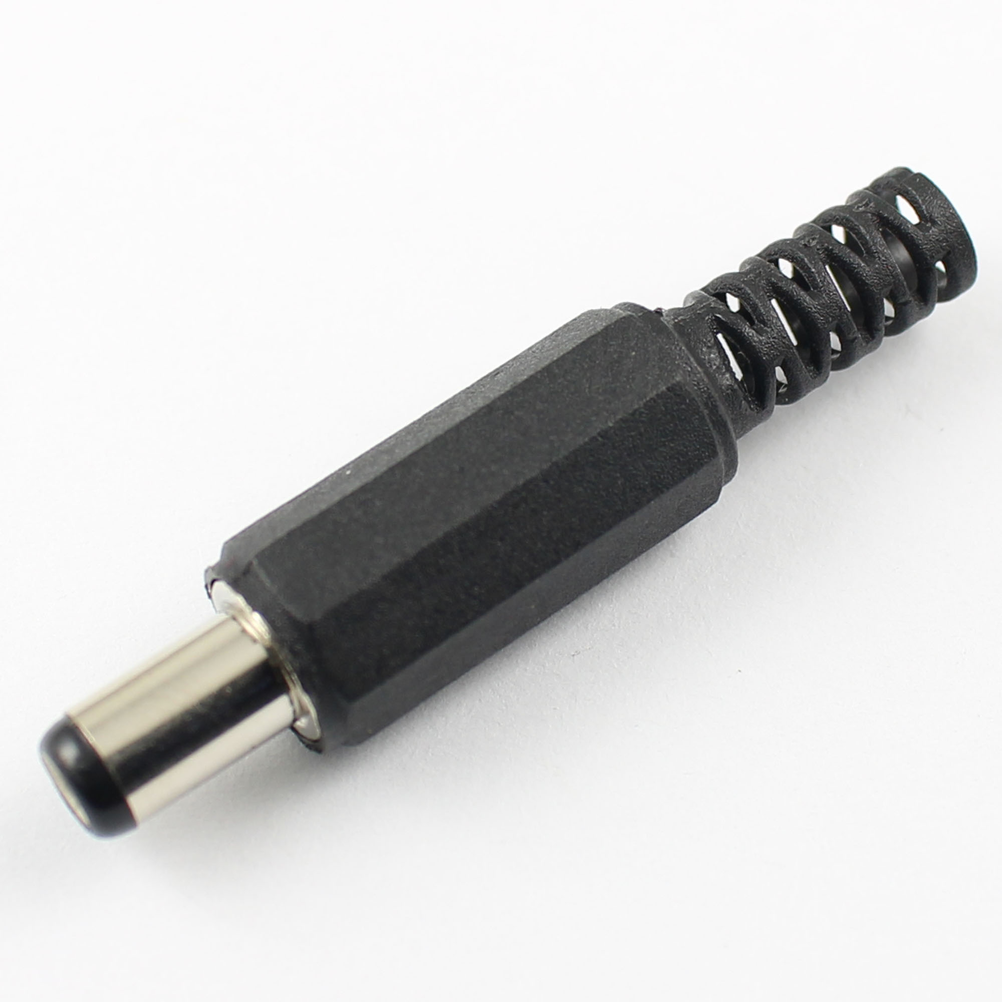 10Pcs 5.5mm x 2.1mm DC Power Male Solder Barrel Tip Straight Jack Plug