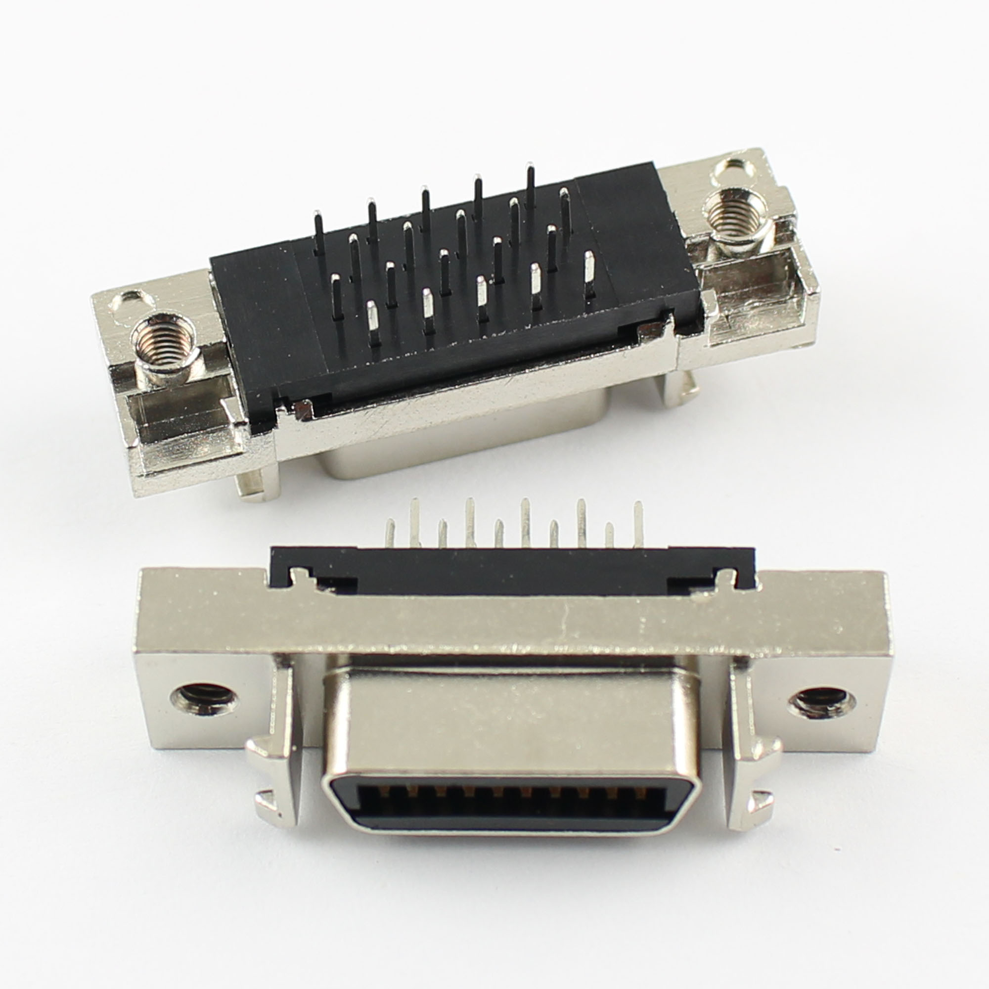2Pcs SCSI Female 20 Pin CN Type Straight DIP Connector Adapter eBay
