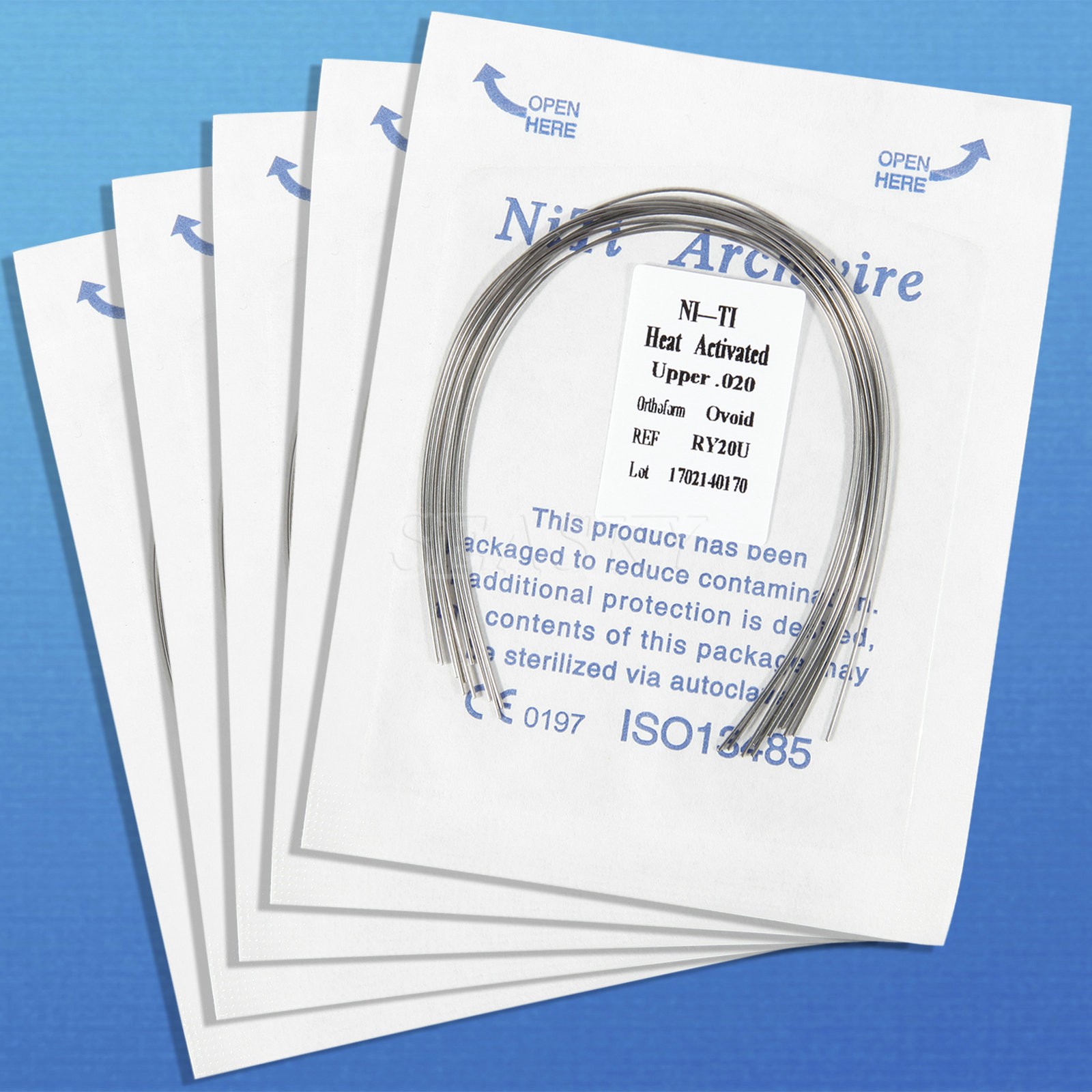 10 X Dental Orthodontic Heat thermal Activated Wire Round Arch 1220