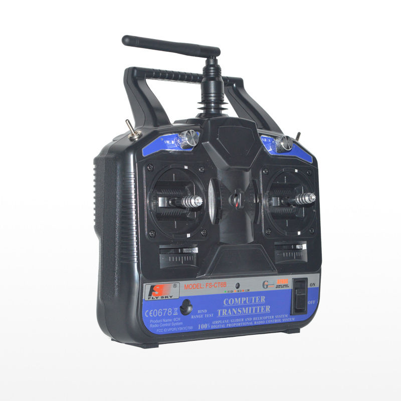 6CH Flysky FSCT6B Transmitter Receiver RC Plane Helicopter Mode 2 2