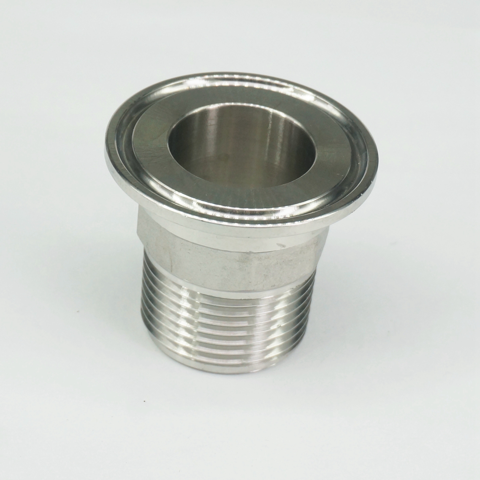 1/" BSPT Male 1.5/" Tri Clamp SUS304 Sanitary Fitting Hex Nut Connector Homebrew