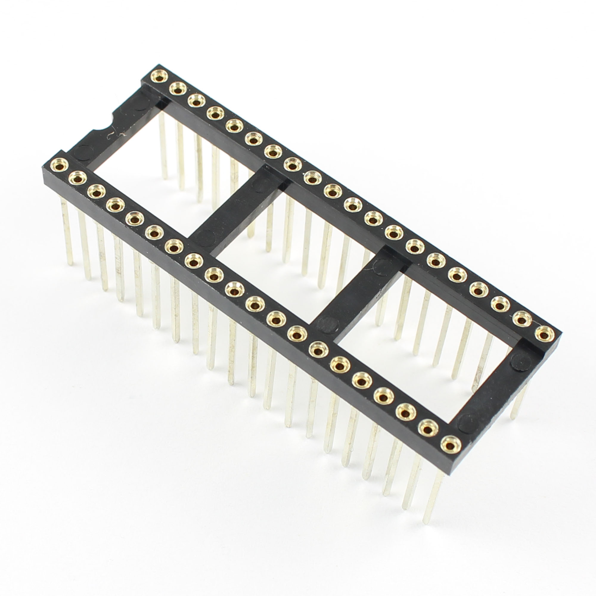 2Pcs New High Quality 2.54mm Pitch 40 Pin Round DIP Wire Wrap IC Socket