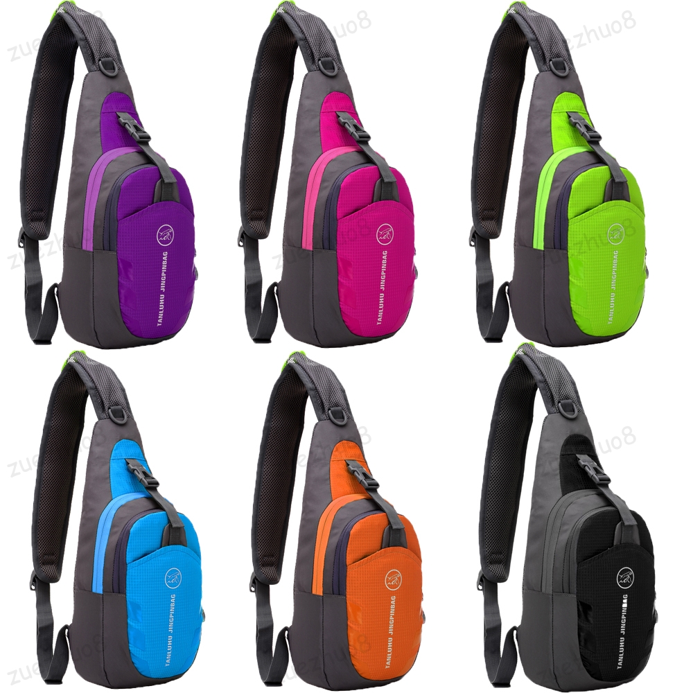 Running Shoulder Sling Chest Bag Travel Camping Tactical Rucksack
