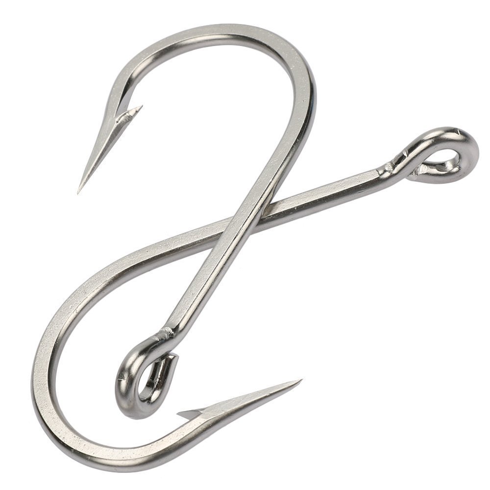 7731 Stainless Steel Fishing Hooks Big Game Thick Tuna Marlin Large