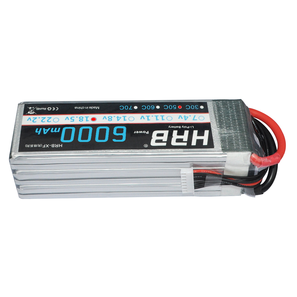 2pcs HRB Lipo Battery 5S 18.5V 6000mAh 50C RC AKKU DJI Drone Quadcopter ...