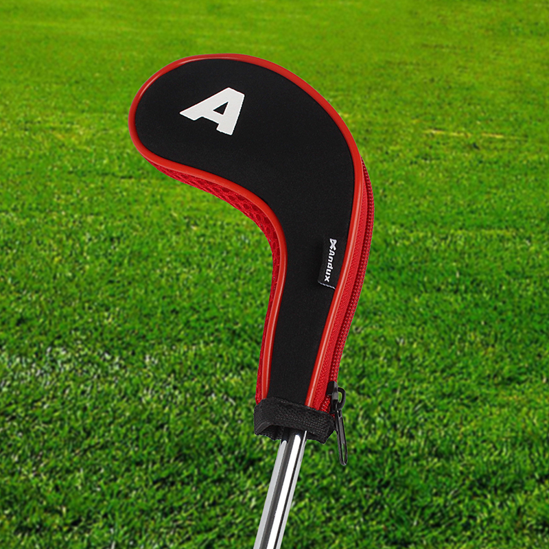 Golf Iron Club Head Cover Zipper Protect Fit For Callaway Ping Golf