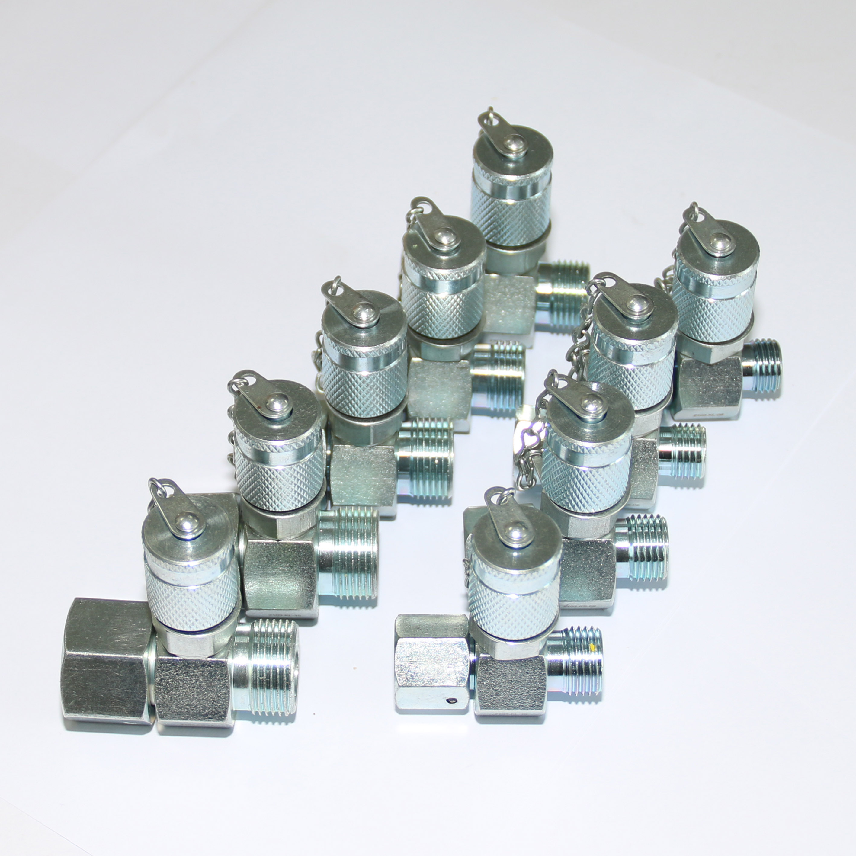 DKO series Hydraulic Swivel Run Tees(9 Pack),Test Coupling Point for