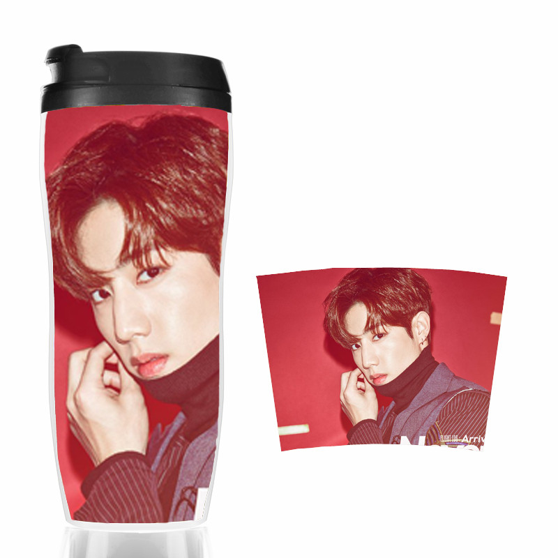 Kpop GOT7 Hard Carry Water Cup Jackson Bambam Bottle JB JR Mark Tea Coffee Cup