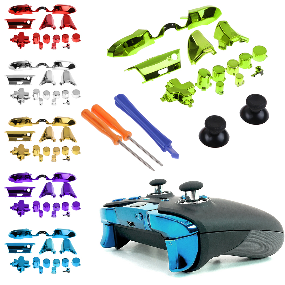 New Full Set Buttons Replacement Parts for Xbox One Controller 3.5 mm