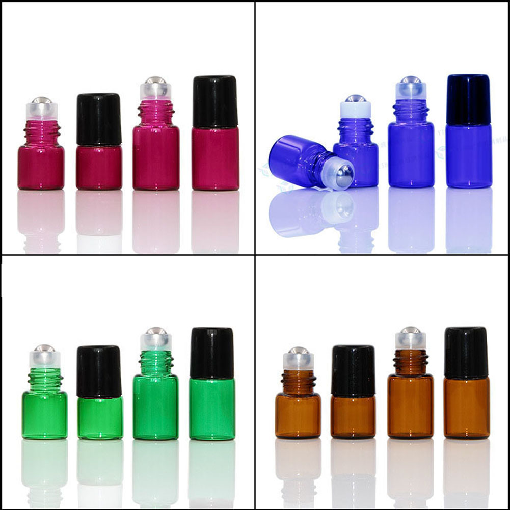 Download 5~100X Empty 1ml Glass Roll On Bottles Metal or Glass ... Yellowimages Mockups
