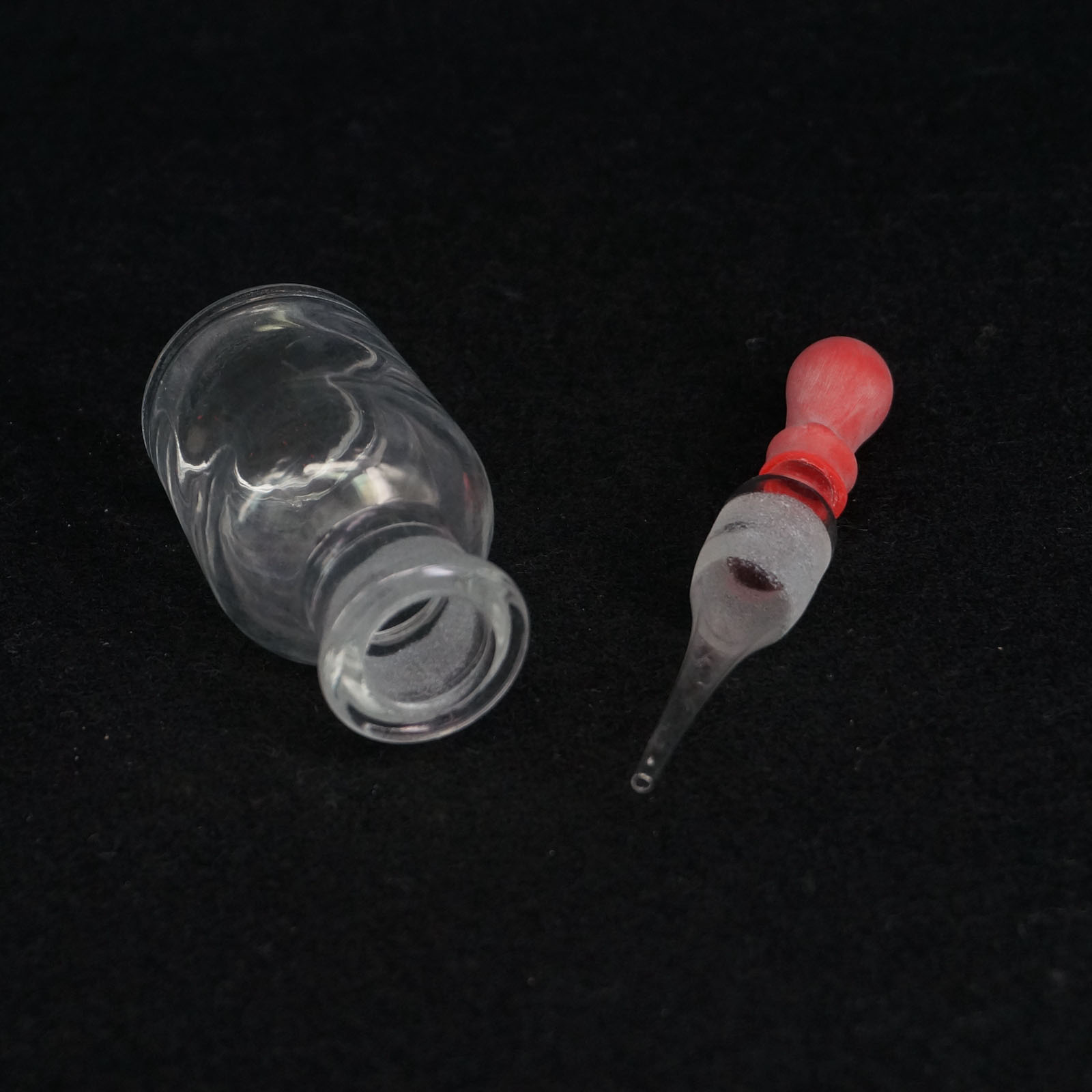 30/60/125ML Clear Glass Dropping Bottle Pipette With Ground Stopper and