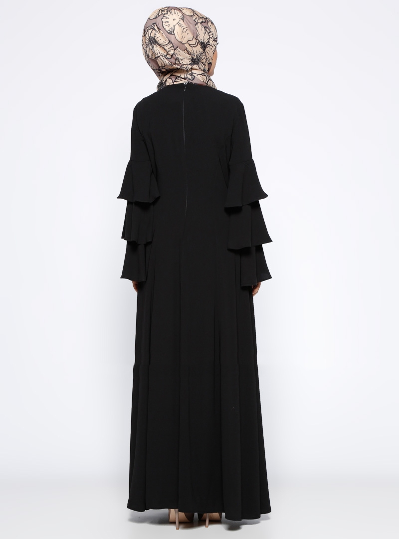 Dubai Women Long Sleeve Abaya Muslim Kaftan Islamic Cocktail Maxi Dresses Arab Dubai Women Long Sleeve Abaya Muslim Kaftan Islamic Cocktail Maxi Dresses Arab