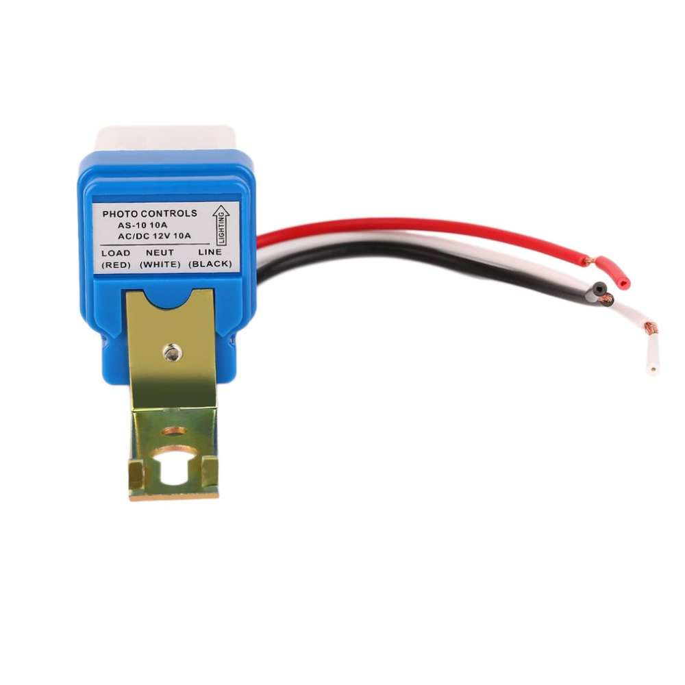 AS-10 Auto On Off Street Light Switch Photo Control Sensor 12V 10A 50-60HZ ki