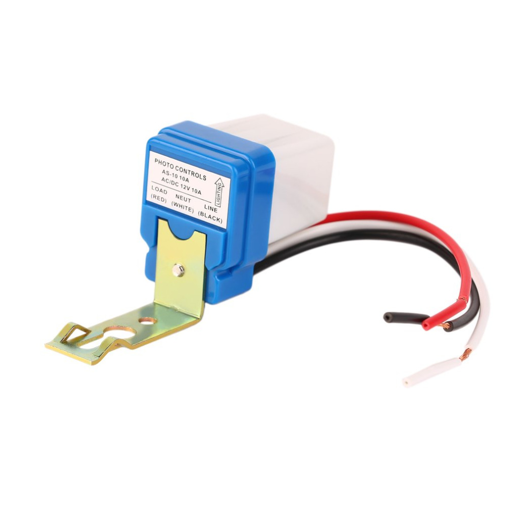 AS-10 Auto On Off Street Light Switch Photo Control Sensor 12V 10A 50-60HZ ki