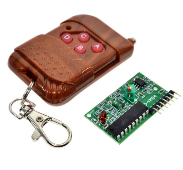 2pcs IC2262//2272 4 channel wireless remote control kits 4 key remote control M21