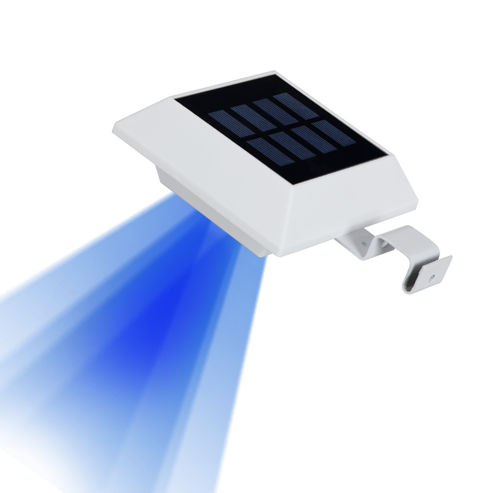 Solar Powered 6 LED Gutter Light Wall Light Outdoor Garden Party Light