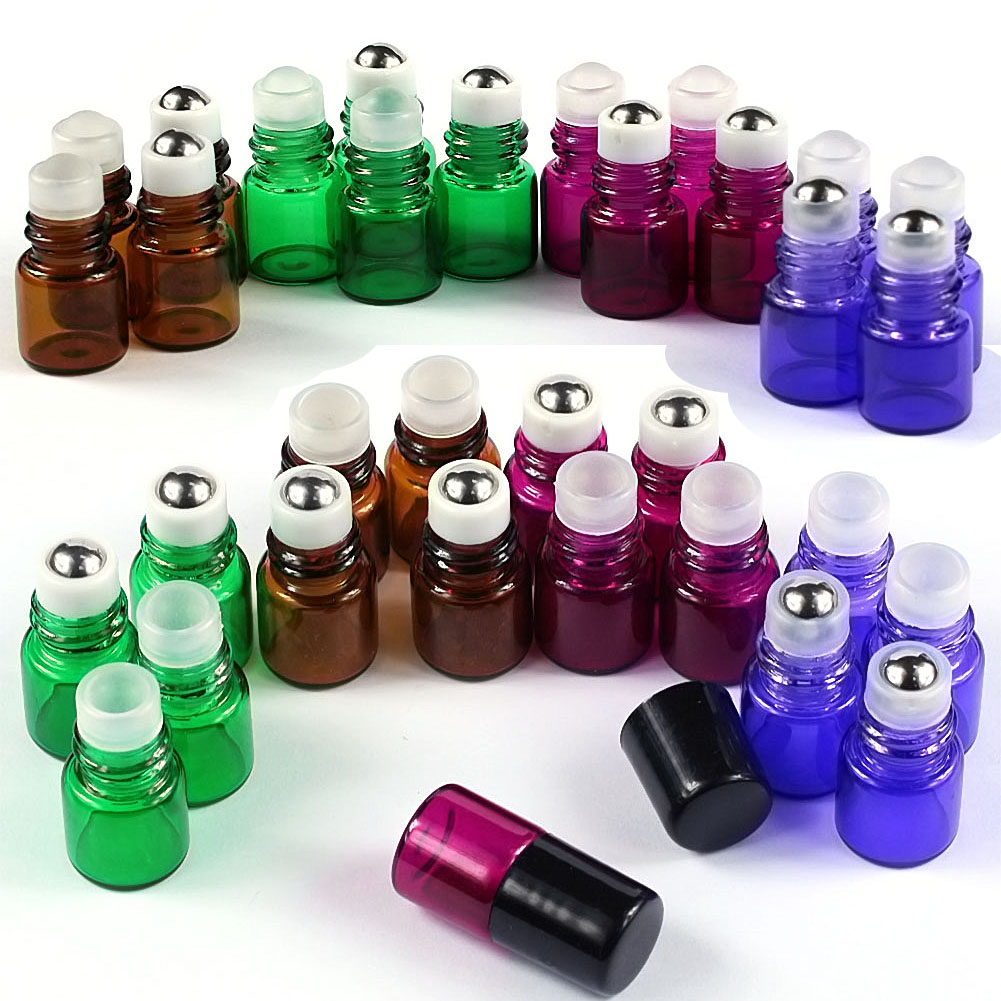 Download 5~100X Empty 1ml Glass Roll On Bottles Metal or Glass ... Yellowimages Mockups