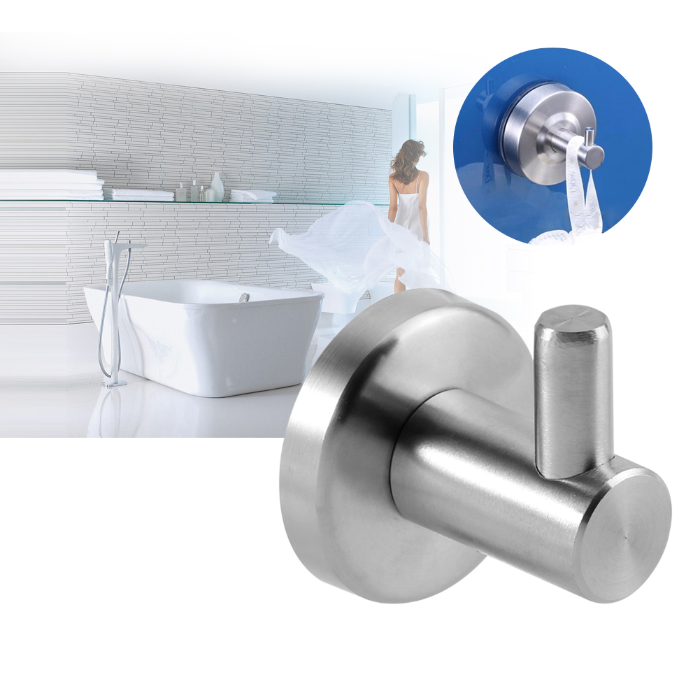 Towel Coat Knob Wall Hanger Holder 304 Stainless Steel Hook Door Towel