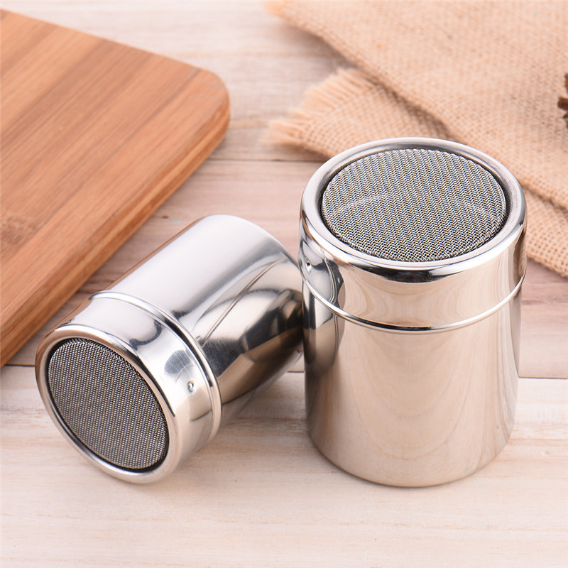 Stainless Steel Dredger Ground Coffee Sugar Container Powder Stainless Steel Dredger Ground Coffee Sugar Container Powder