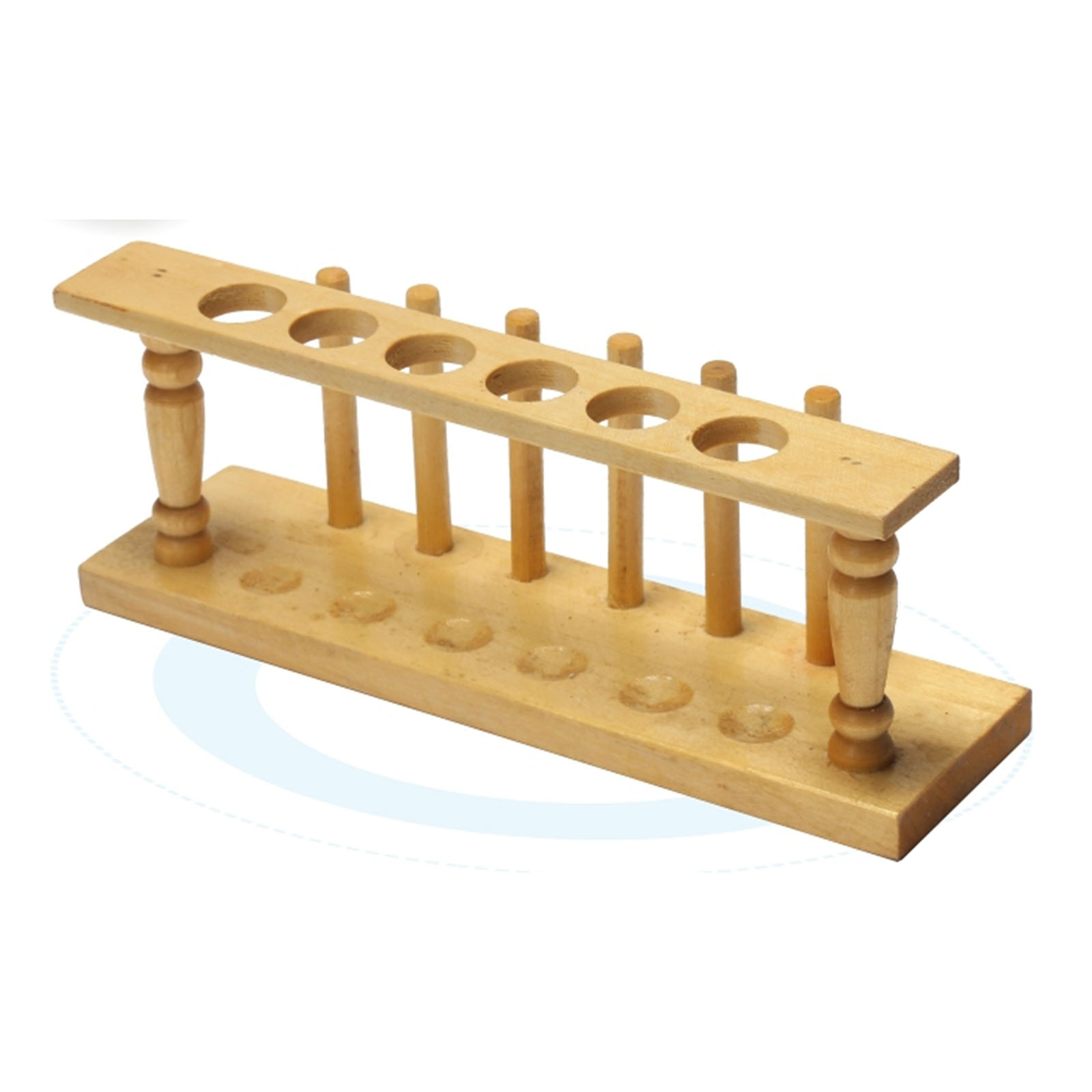 6/8/10/12/24 Holes Lab Wooden Test Tube Storage Holder Bracket Rack