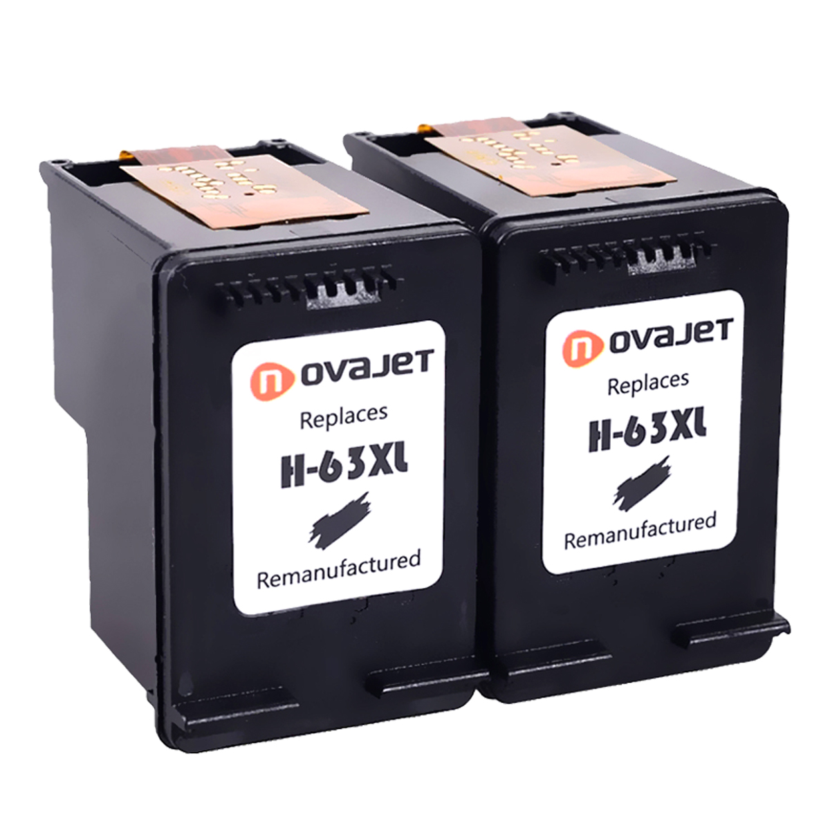 Combo PK Black Ink Cartridge for HP 63XL Envy 4520 Deskjet 1110 1112