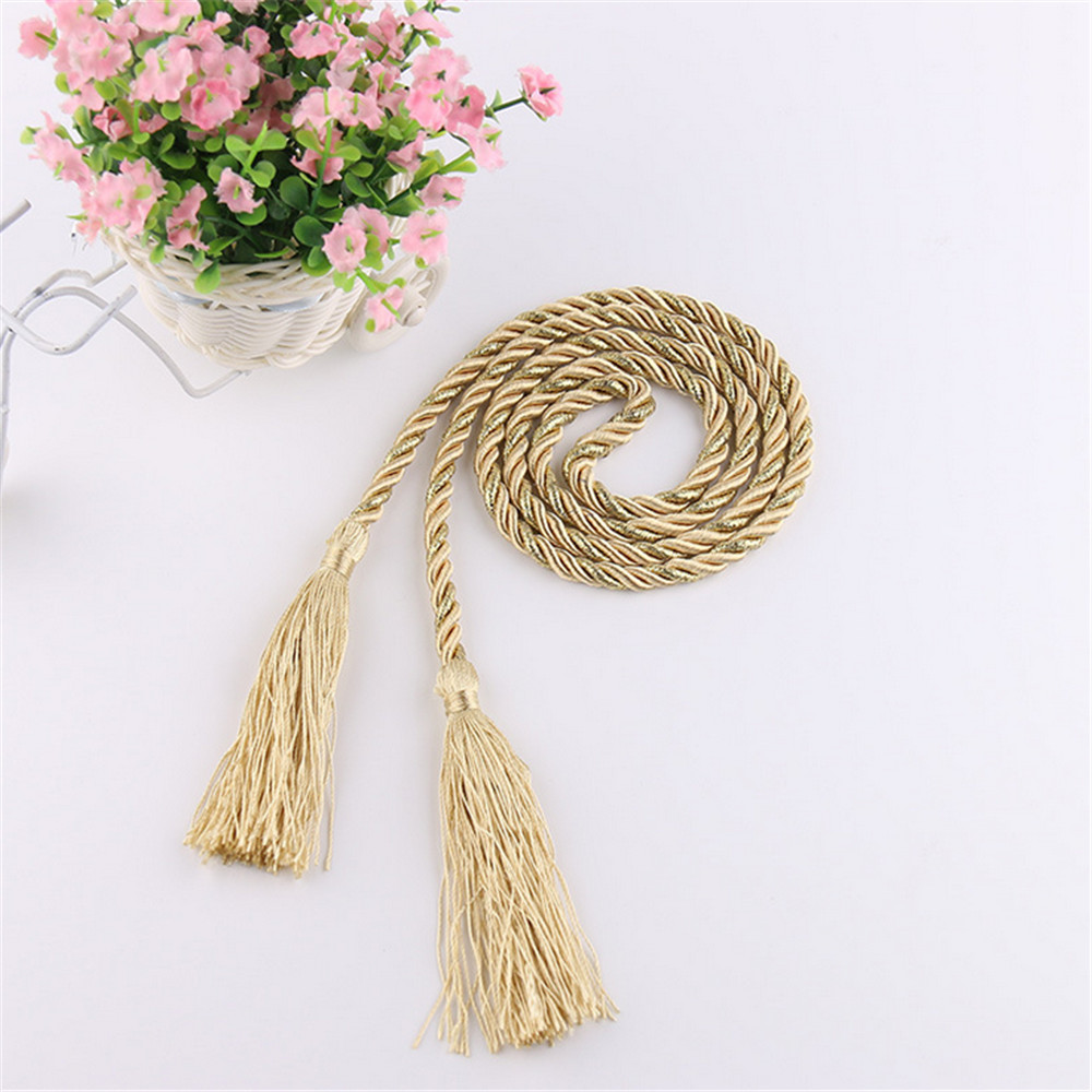 1 Pair Braided Ropes Many Colors Curtain Tiebacks Holdbacks Cord Tassels Decors 1 Pair Braided Ropes Many Colors Curtain Tiebacks Holdbacks Cord Tassels Decors