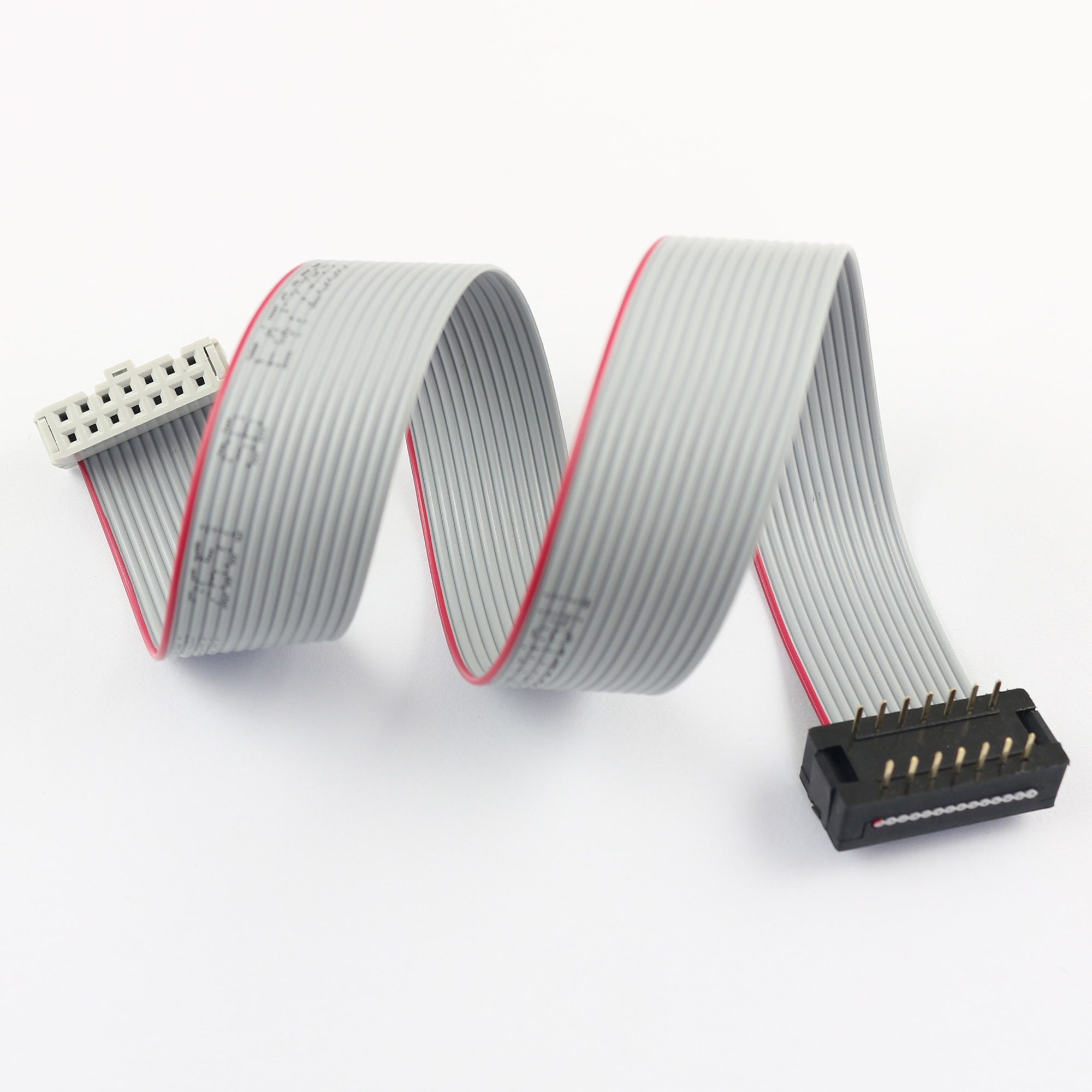 2Pcs IDC Male 14 Pin Connector To IDC Female 14 Pin Flat Ribbon Cable L= 30CM eBay