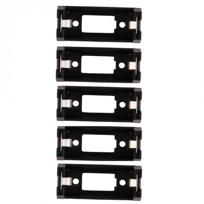 5PCS Battery Holder Case Box Clip For CR123 CR123A Lithium Battery