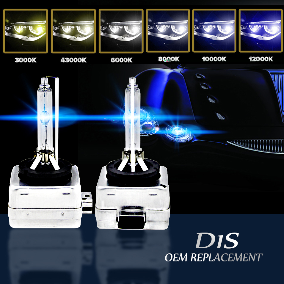 2x D1S 4300K 6000K 35W XENON HEADLIGHT BULBS HID 85410 for AUDI BMW MERCEDES WV